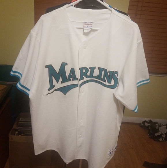 majestic marlins jersey